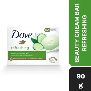 Dove Refreshing Cream Bar with Cucumber & Green Tea Scent 90g
