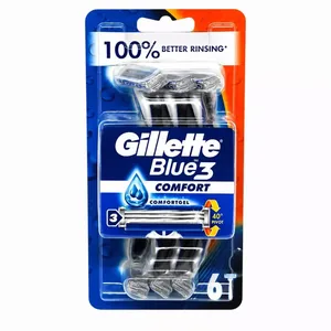 Gillette Blue 3 Comfort Men's Disposable Razors 6 Pcs