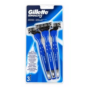 Gillette Mach 3 Disposable Shaving Razors for Men 3 Pcs