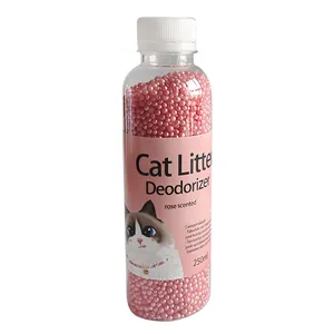 Cat Litter Deodorant Rose Scented Beads 250ml