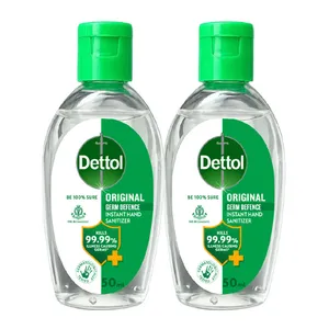 Dettol Original Instant Hand Sanitizer 50ml Twin Pack