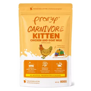 Pramy Carnivore Kitten Dry Cat Food with Chicken & Goat Milk 800g