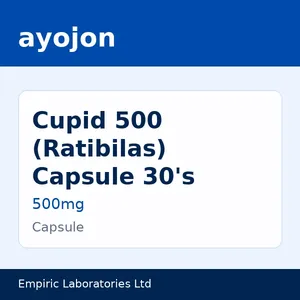 Cupid 500 (Ratibilas) Capsule 30's (Box of 30)