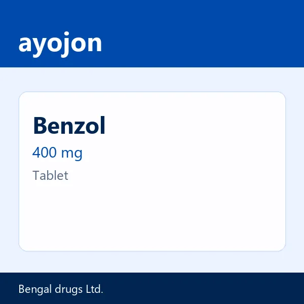 Benzol 400 mg Tablet