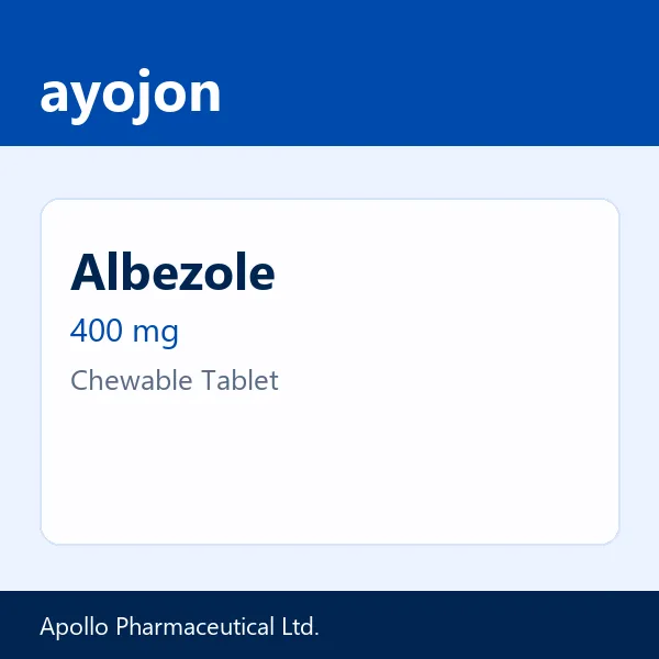 Albezole 400 mg Chewable Tablet