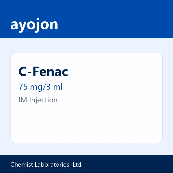 C-Fenac 75 mg/3 ml IM Injection