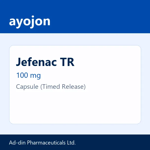 Jefenac TR 100 mg Capsule (Timed Release)