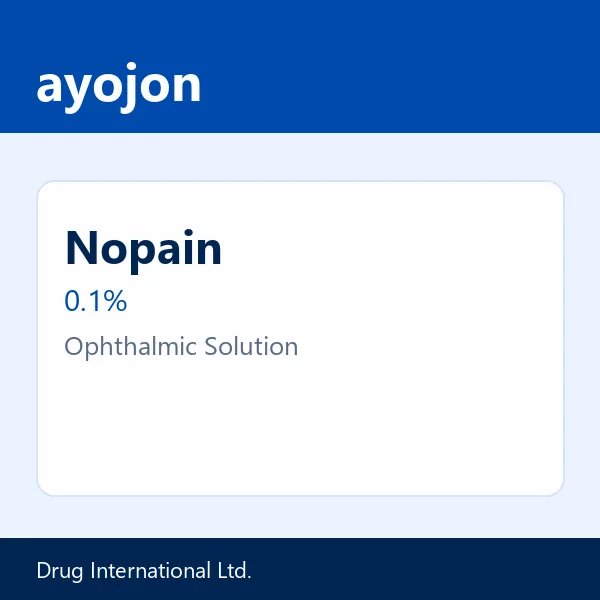 Nopain 0.1% Ophthalmic Solution