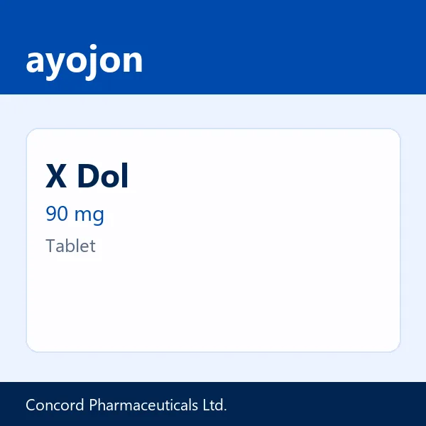 X Dol 90 mg Tablet