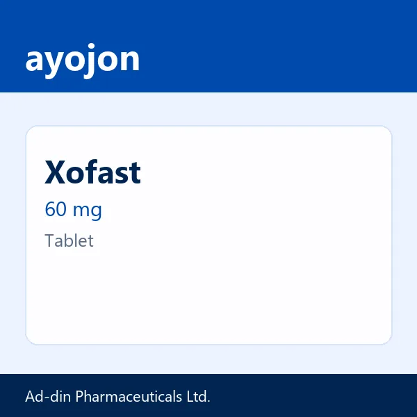 Xofast 60 mg Tablet