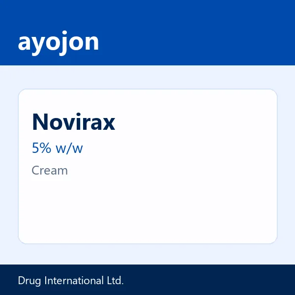 Novirax 5% w/w Cream