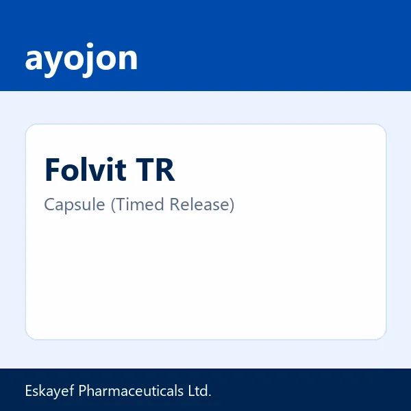 Folvit TR Capsule (Timed Release)
