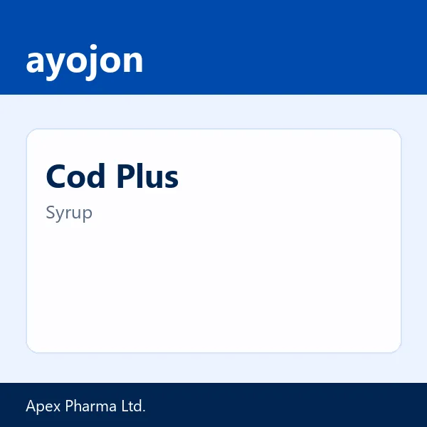 Cod Plus Syrup