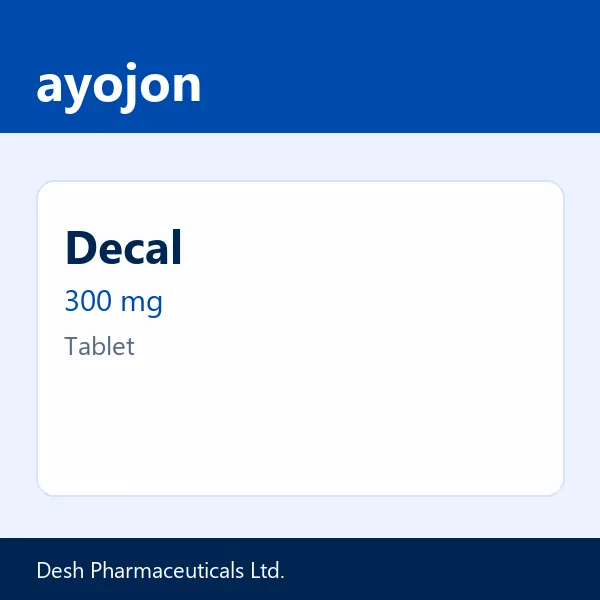 Decal 300 mg Tablet