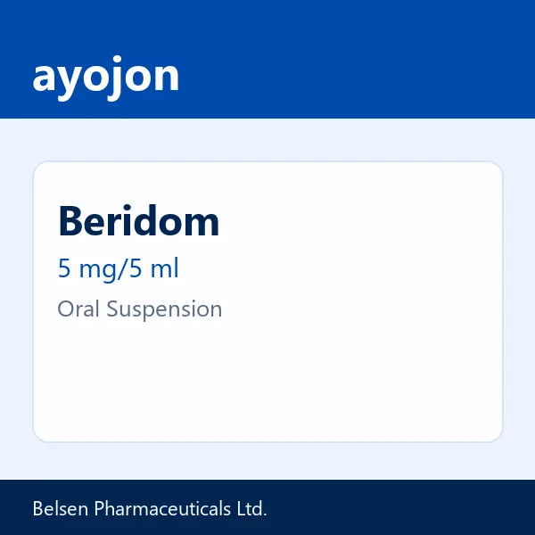 Beridom 5 mg/5 ml Oral Suspension