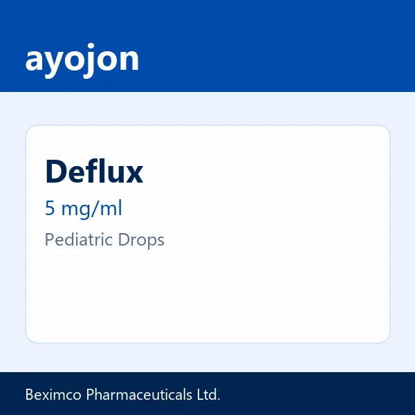Deflux 5 mg/ml Pediatric Drops