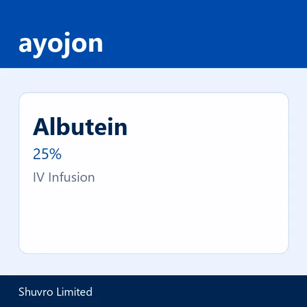 Albutein 25% IV Infusion