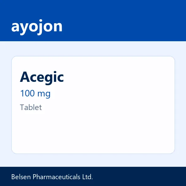 Acegic 100 mg Tablet