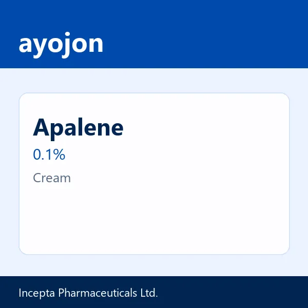 Apalene 0.1% Cream