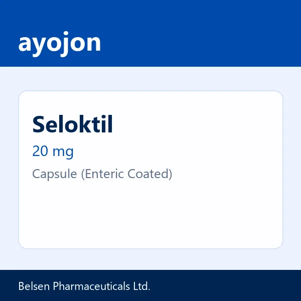 Seloktil 20 mg Capsule (Enteric Coated)