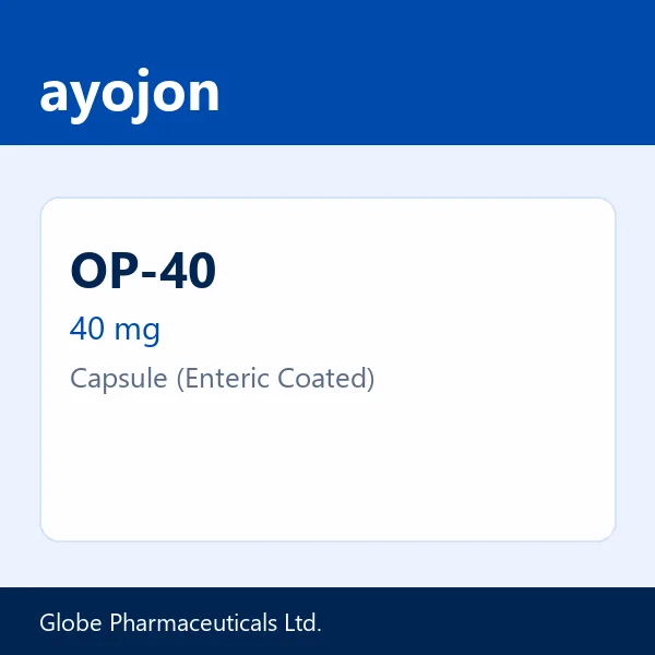 OP-40 40 mg Capsule (Enteric Coated)