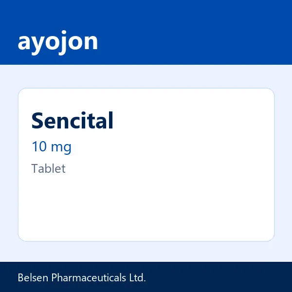 Sencital 10 mg Tablet