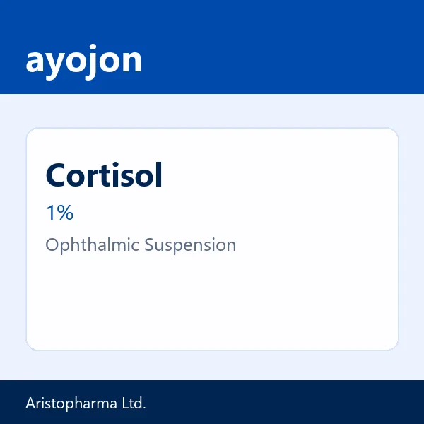 Cortisol 1% Ophthalmic Suspension