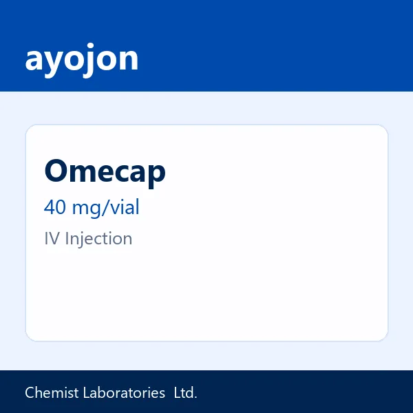 Omecap 40 mg/vial IV Injection