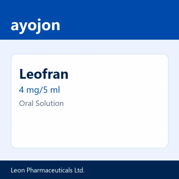 Leofran 4 mg/5 ml Oral Solution