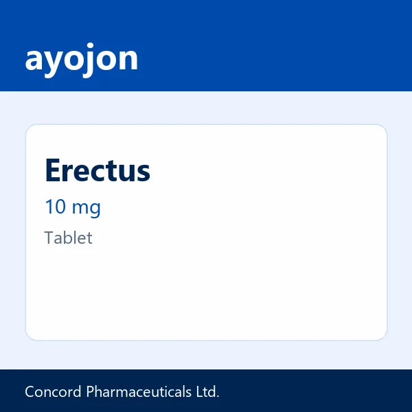 Erectus 10 mg Tablet