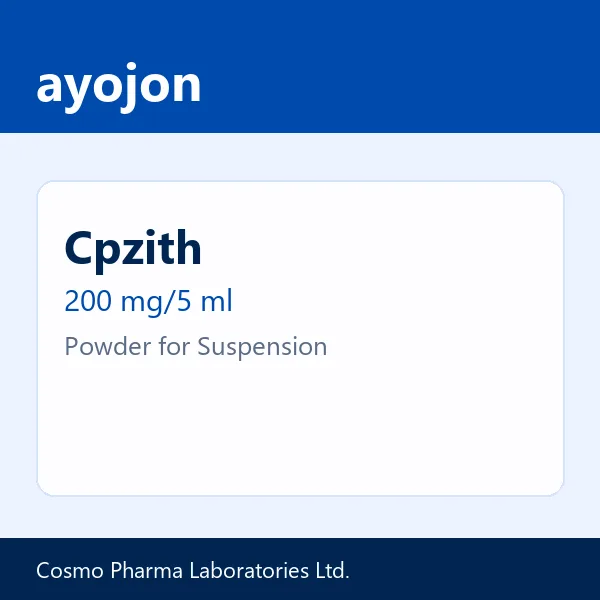 Cpzith 200 mg/5 ml Powder for Suspension