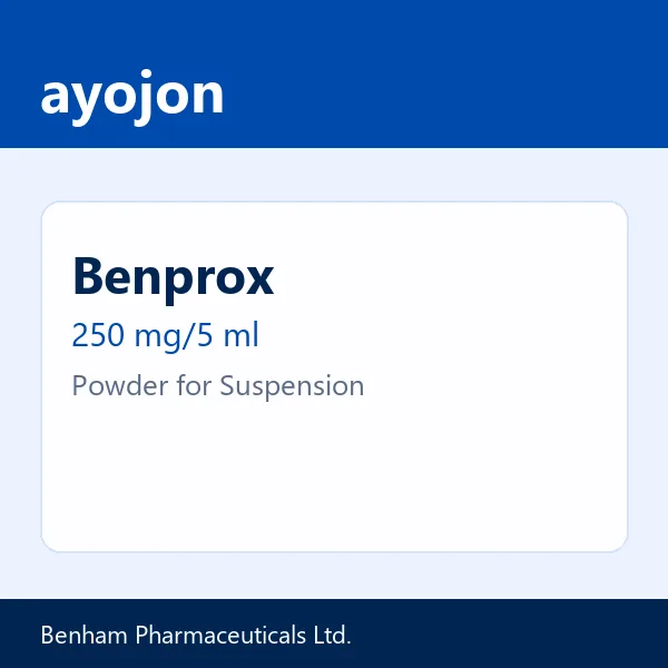 Benprox 250 mg/5 ml Powder for Suspension