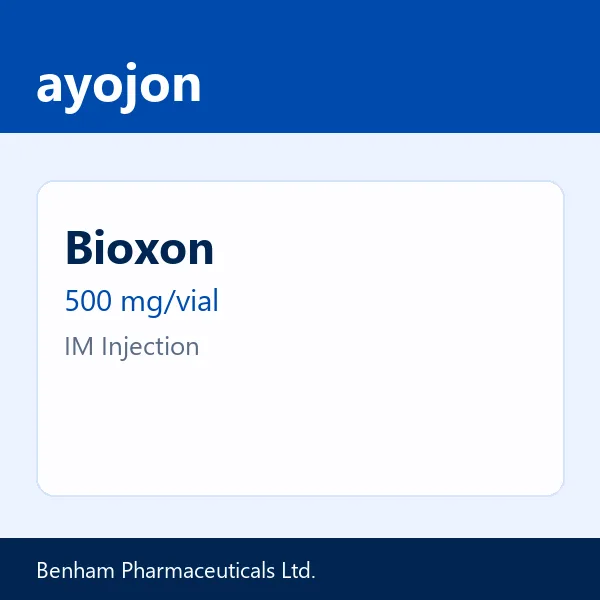 Bioxon 500 mg/vial IM Injection