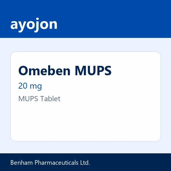 Omeben MUPS 20 mg MUPS Tablet