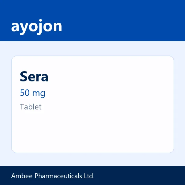 Sera 50 mg Tablet