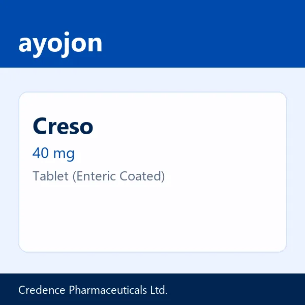 Creso 40 mg Tablet (Enteric Coated)