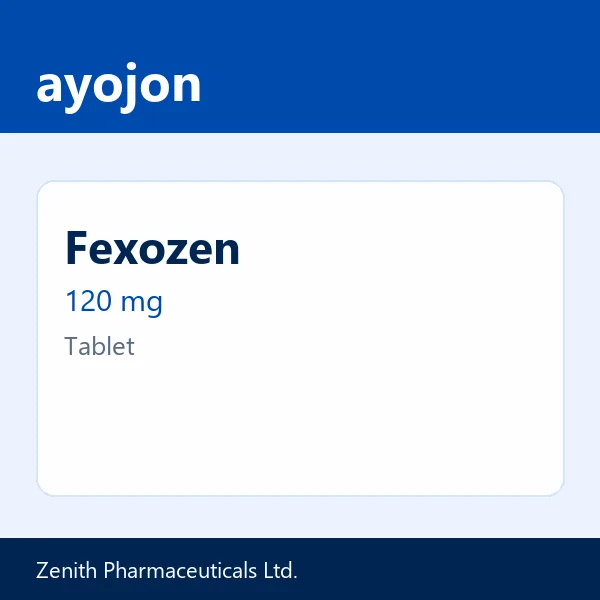 Fexozen 120 mg Tablet