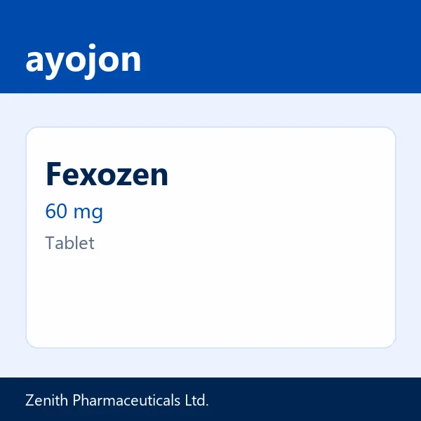 Fexozen 60 mg Tablet