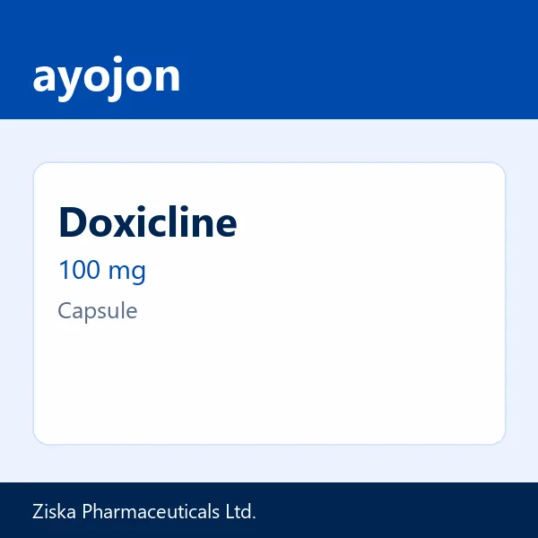 Doxicline 100 mg Capsule
