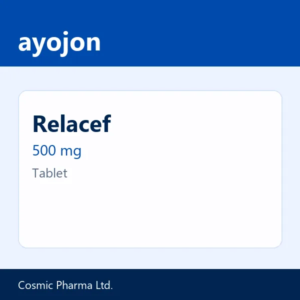 Relacef 500 mg Tablet