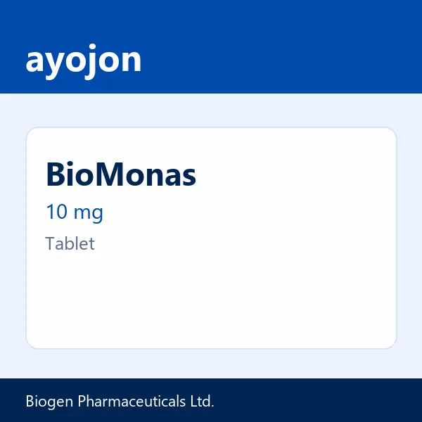 BioMonas 10 mg Tablet