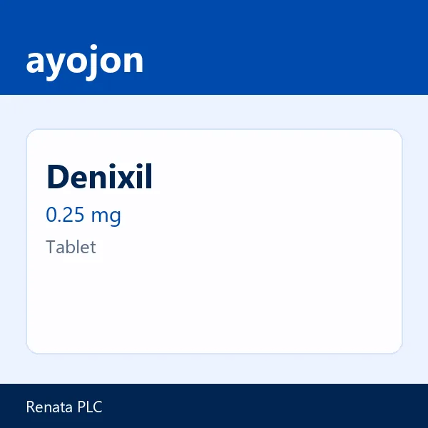 Denixil 0.25 mg Tablet