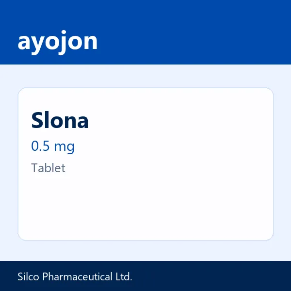 Slona 0.5 mg Tablet