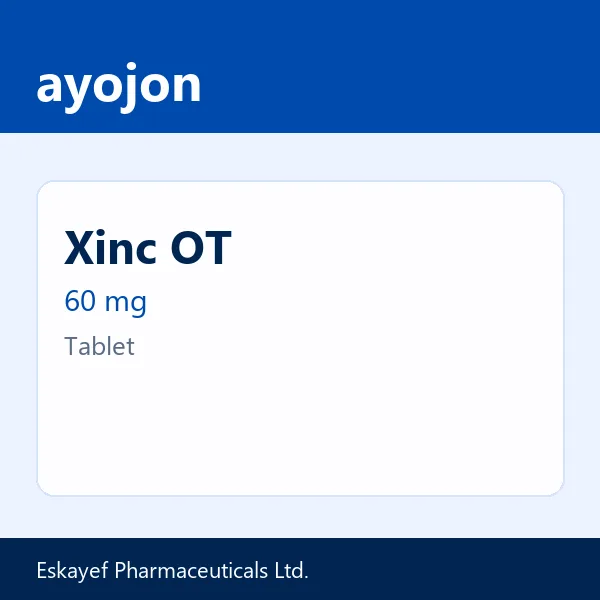 Xinc OT 60 mg Tablet