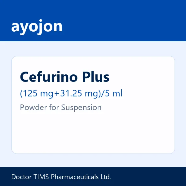 Cefurino Plus (125 mg+31.25 mg)/5 ml Powder for Suspension