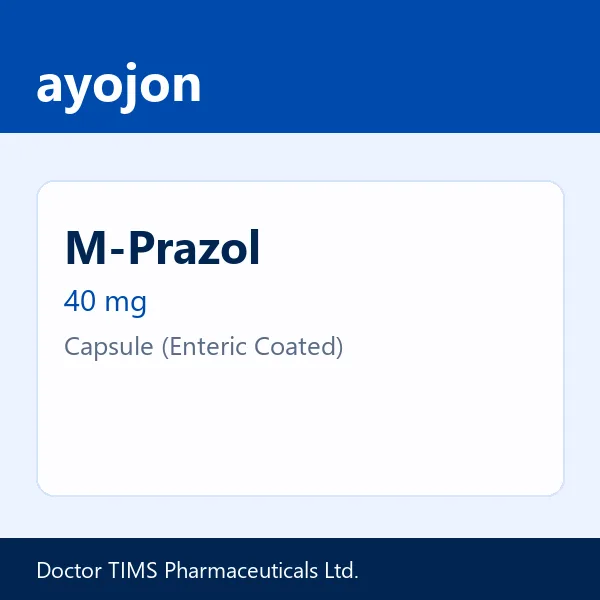 M-Prazol 40 mg Capsule (Enteric Coated)