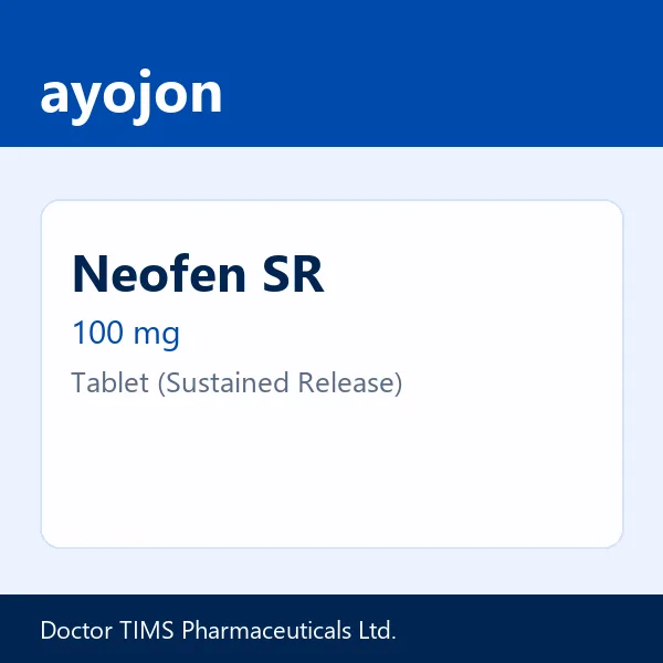 Neofen SR 100 mg Tablet (Sustained Release)