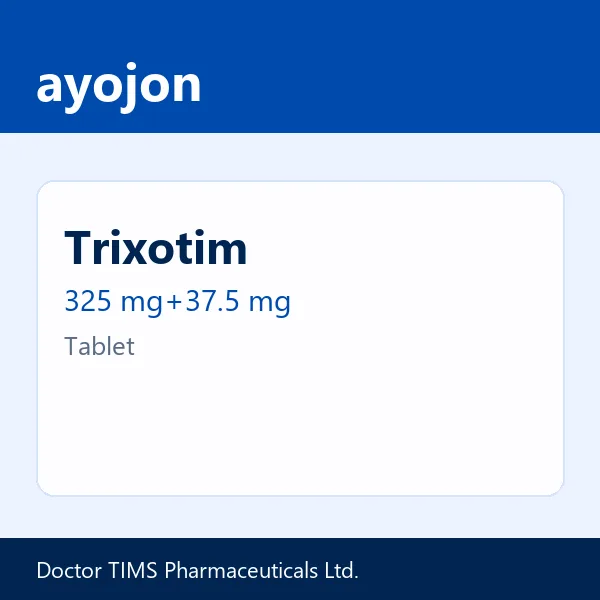 Trixotim 325 mg+37.5 mg Tablet