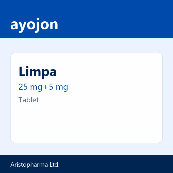 Limpa 25 mg+5 mg Tablet