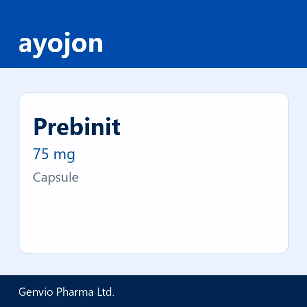 Prebinit 75 mg Capsule